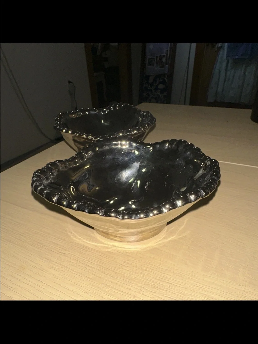 Pampa Bay Verona Serving Snack Bowl - Elegant Accent for Home Dining Set of 2